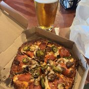 Personal pizza (4 toppings) to go~