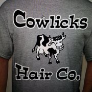 Just designed Cowlicks T-shirts! Hopefully soon will be available to public for in shop purchase!!