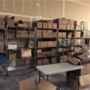 A portion of our small goods inventory.