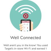 Free Wifi, use your Target Cartwheel!