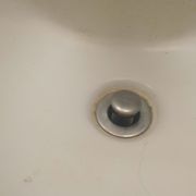 Sink clearly dirty!