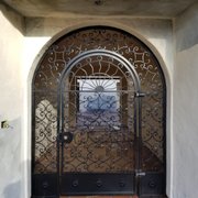 Spanish Design Security Gate with Electric Strike