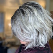 Shadow root hand painted balayage by Kristine Pinheiro