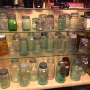 Fruit jars and bottles.