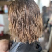 Warm blonde highlight