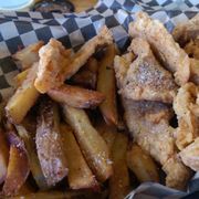 a basket of french fries