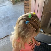 Hair cut and style